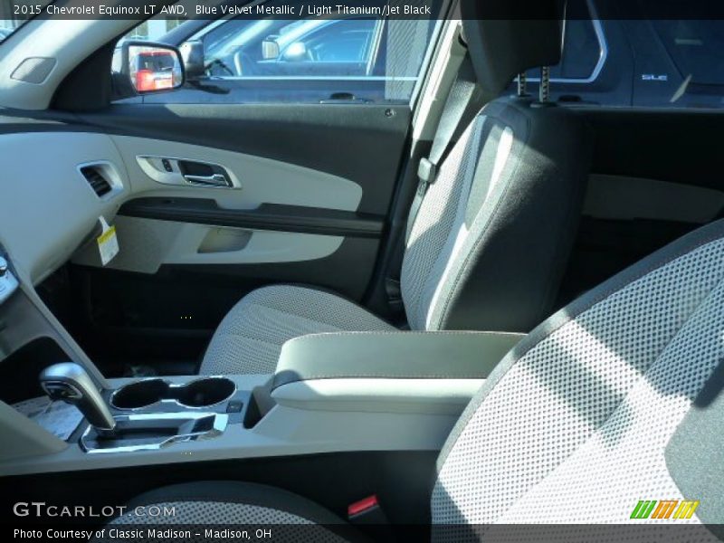Blue Velvet Metallic / Light Titanium/Jet Black 2015 Chevrolet Equinox LT AWD