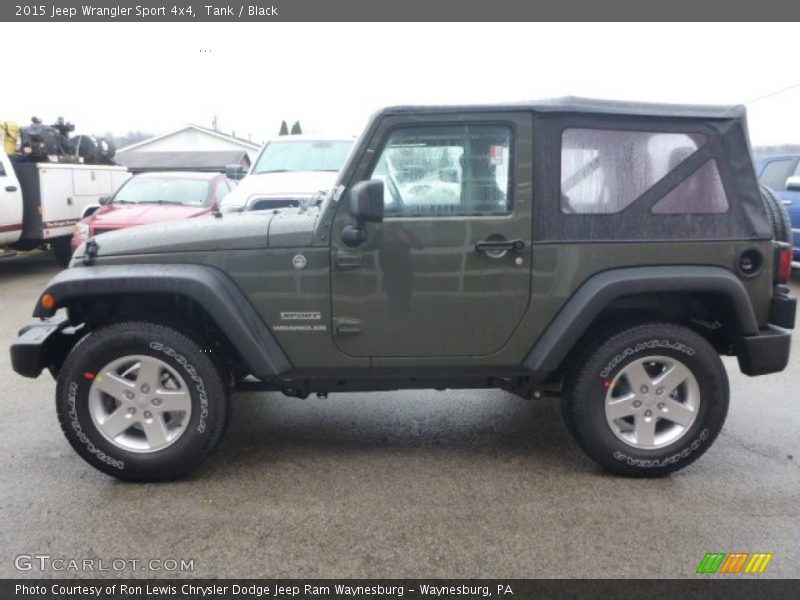 Tank / Black 2015 Jeep Wrangler Sport 4x4