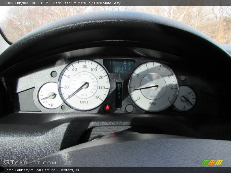 Dark Titanium Metallic / Dark Slate Gray 2009 Chrysler 300 C HEMI