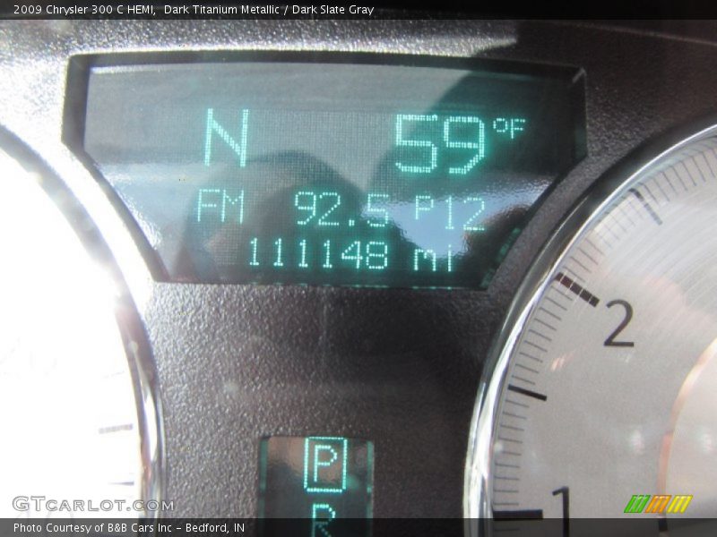 Dark Titanium Metallic / Dark Slate Gray 2009 Chrysler 300 C HEMI