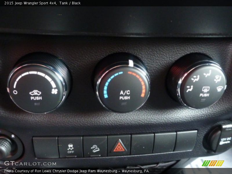 Tank / Black 2015 Jeep Wrangler Sport 4x4