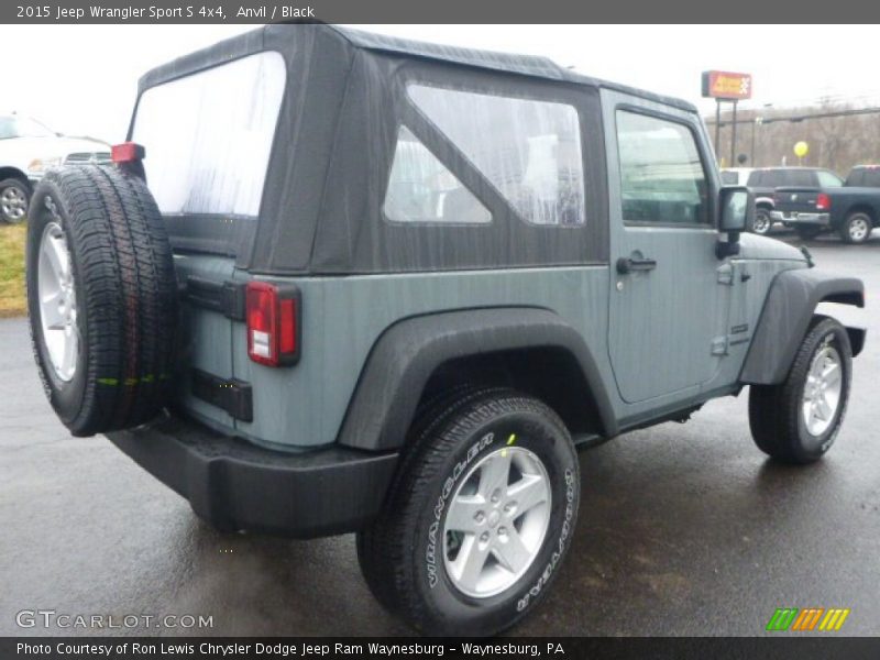 Anvil / Black 2015 Jeep Wrangler Sport S 4x4