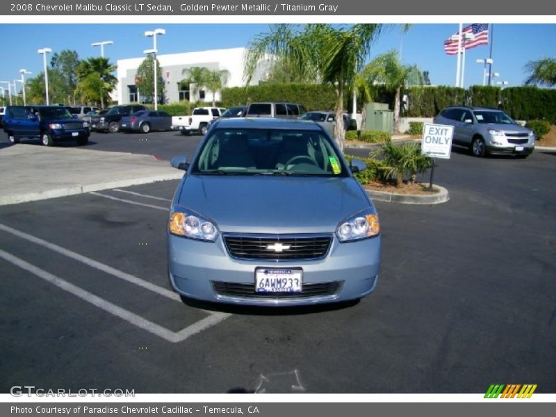 Golden Pewter Metallic / Titanium Gray 2008 Chevrolet Malibu Classic LT Sedan
