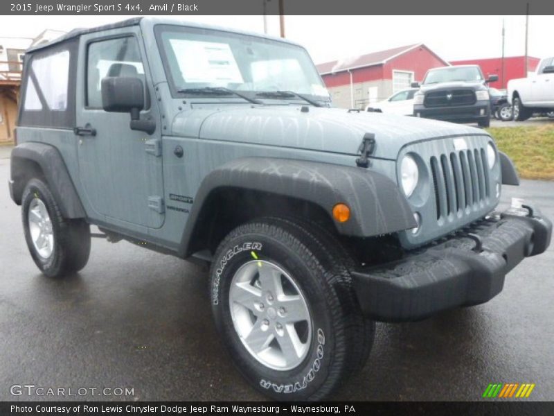 Anvil / Black 2015 Jeep Wrangler Sport S 4x4