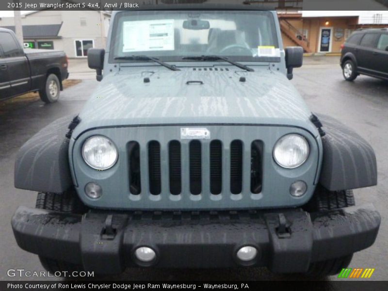 Anvil / Black 2015 Jeep Wrangler Sport S 4x4