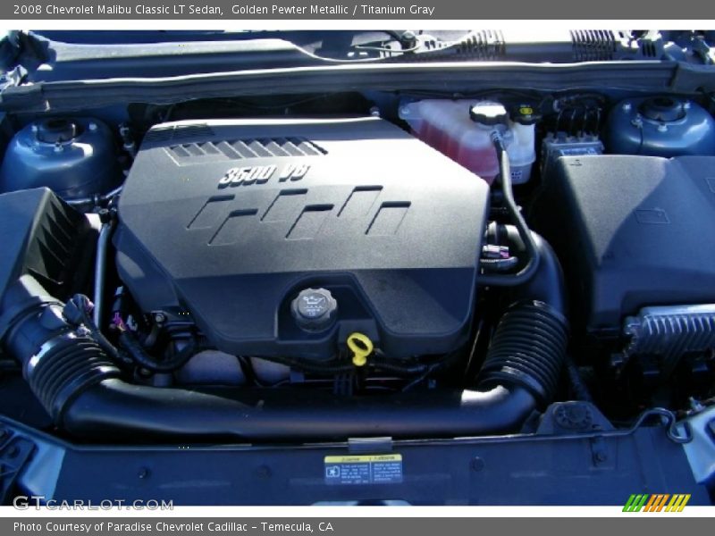 Golden Pewter Metallic / Titanium Gray 2008 Chevrolet Malibu Classic LT Sedan
