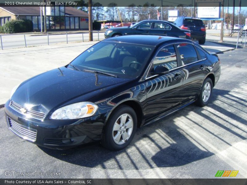 Black / Gray 2011 Chevrolet Impala LT