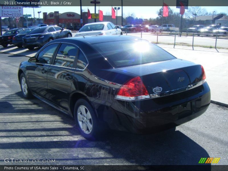 Black / Gray 2011 Chevrolet Impala LT