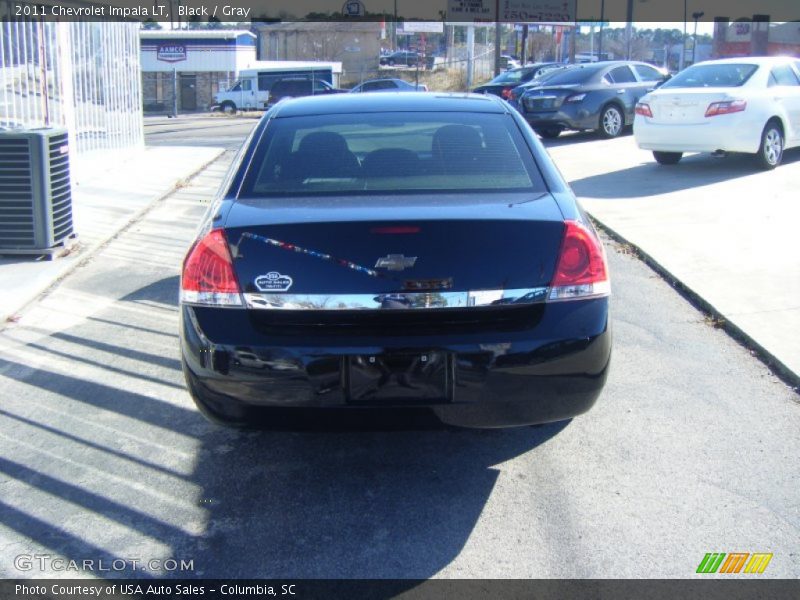 Black / Gray 2011 Chevrolet Impala LT