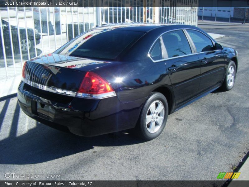 Black / Gray 2011 Chevrolet Impala LT