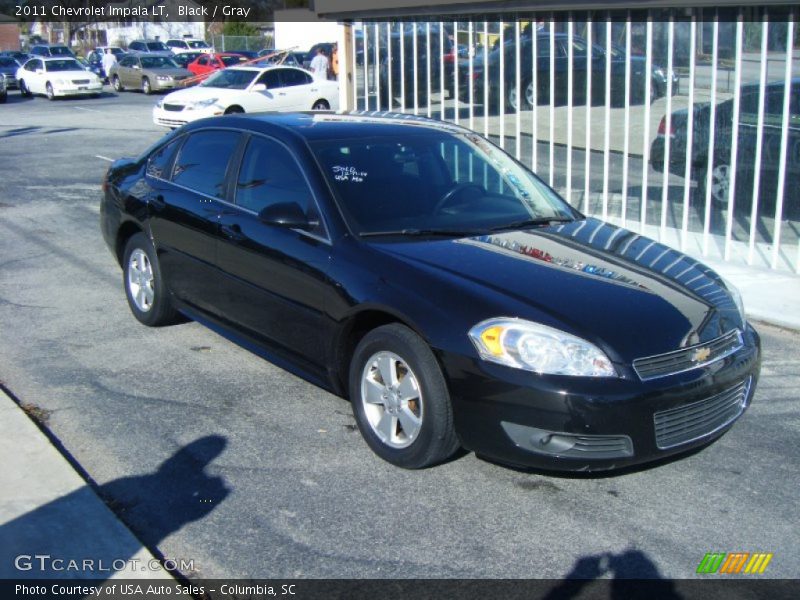 Black / Gray 2011 Chevrolet Impala LT