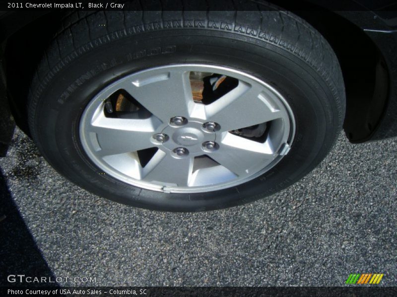 Black / Gray 2011 Chevrolet Impala LT