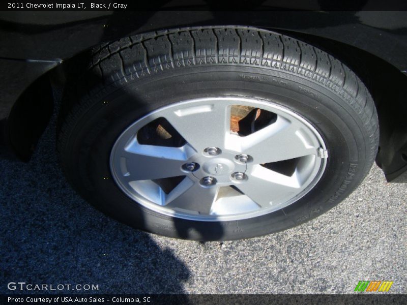 Black / Gray 2011 Chevrolet Impala LT