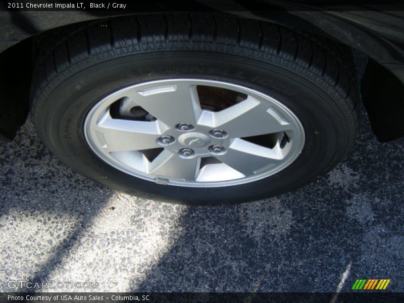 Black / Gray 2011 Chevrolet Impala LT