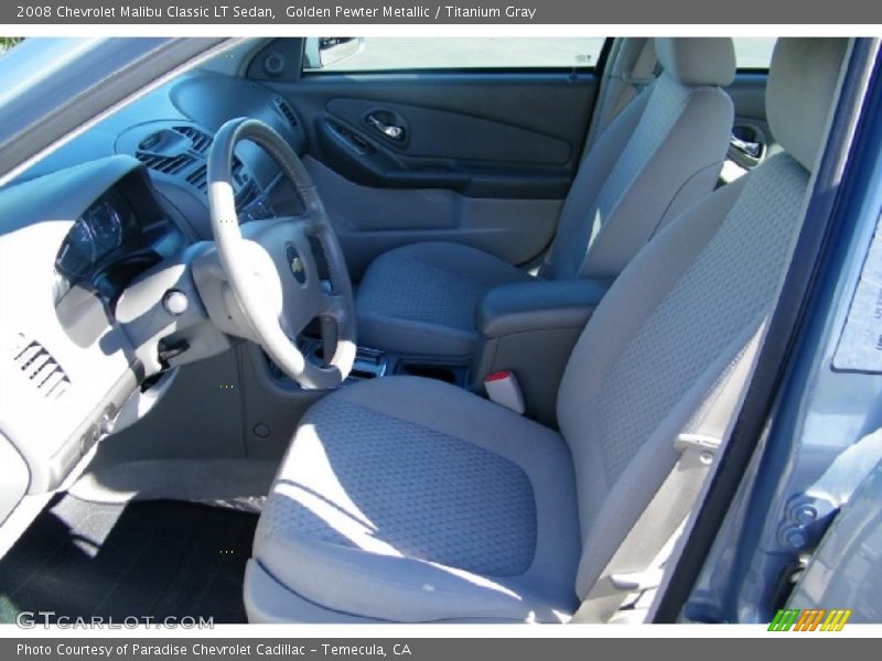 Golden Pewter Metallic / Titanium Gray 2008 Chevrolet Malibu Classic LT Sedan