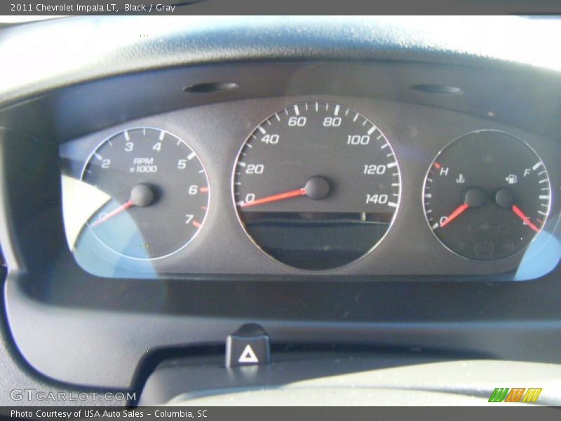 Black / Gray 2011 Chevrolet Impala LT
