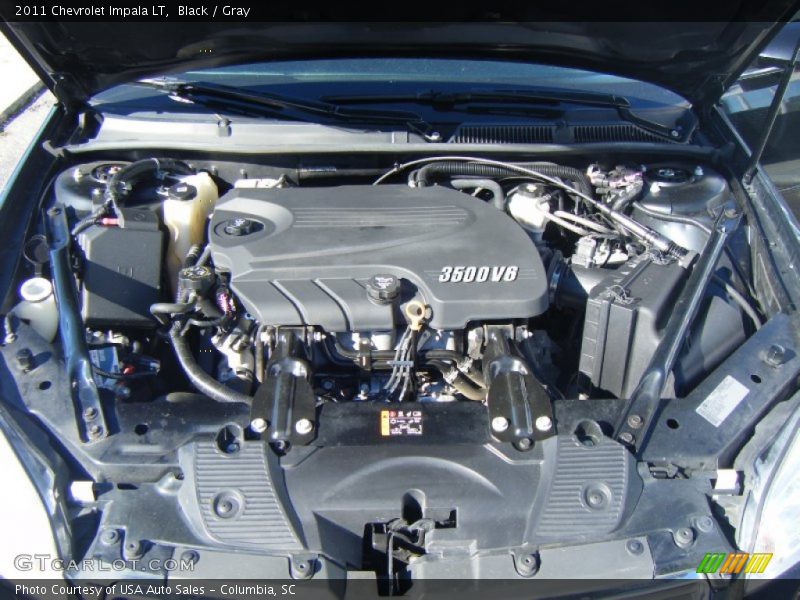 Black / Gray 2011 Chevrolet Impala LT