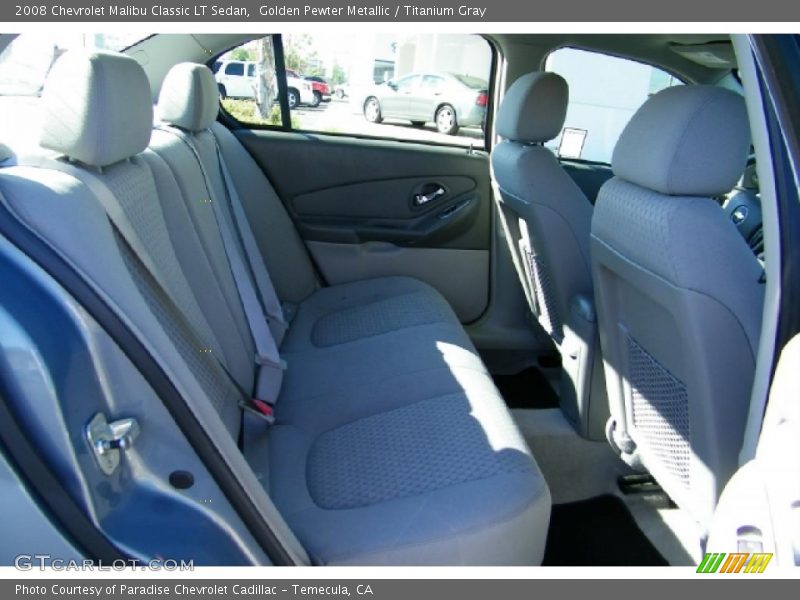 Golden Pewter Metallic / Titanium Gray 2008 Chevrolet Malibu Classic LT Sedan