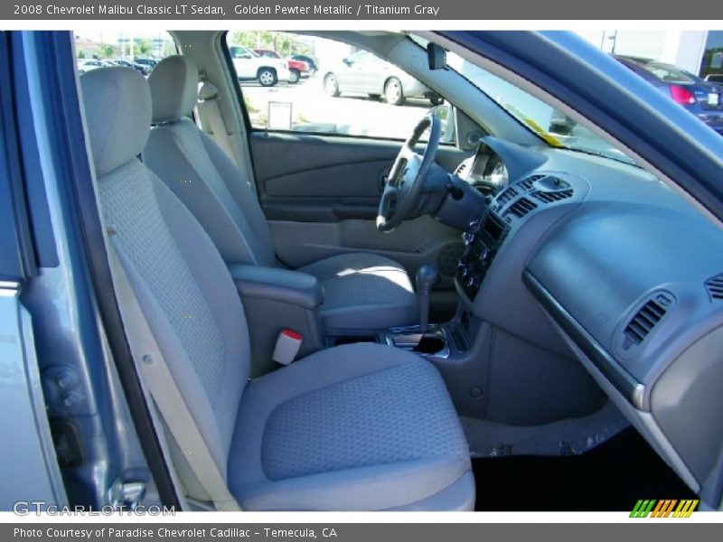 Golden Pewter Metallic / Titanium Gray 2008 Chevrolet Malibu Classic LT Sedan