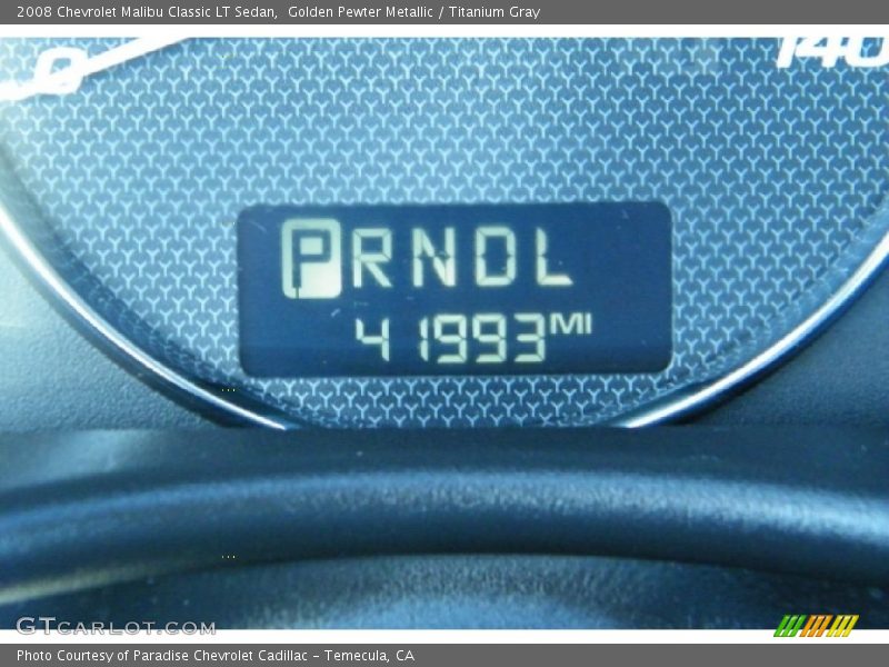 Golden Pewter Metallic / Titanium Gray 2008 Chevrolet Malibu Classic LT Sedan