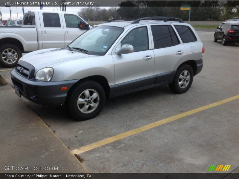 Smart Silver / Gray 2005 Hyundai Santa Fe LX 3.5