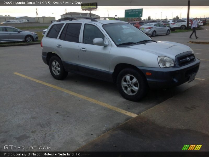 Smart Silver / Gray 2005 Hyundai Santa Fe LX 3.5