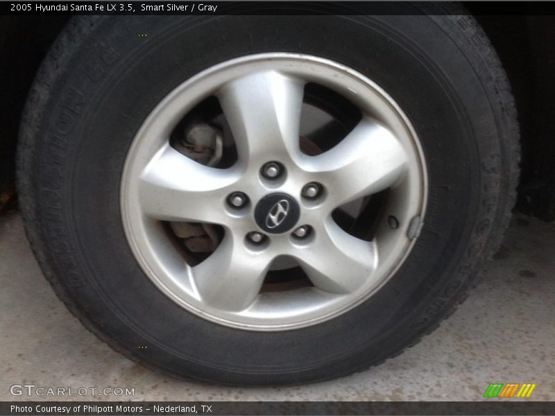 Smart Silver / Gray 2005 Hyundai Santa Fe LX 3.5