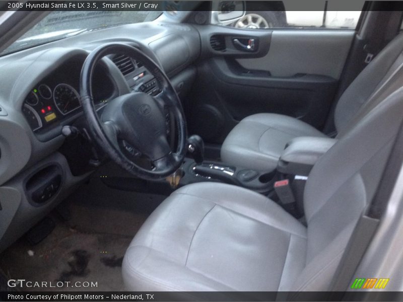 Smart Silver / Gray 2005 Hyundai Santa Fe LX 3.5