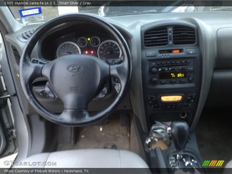 Smart Silver / Gray 2005 Hyundai Santa Fe LX 3.5