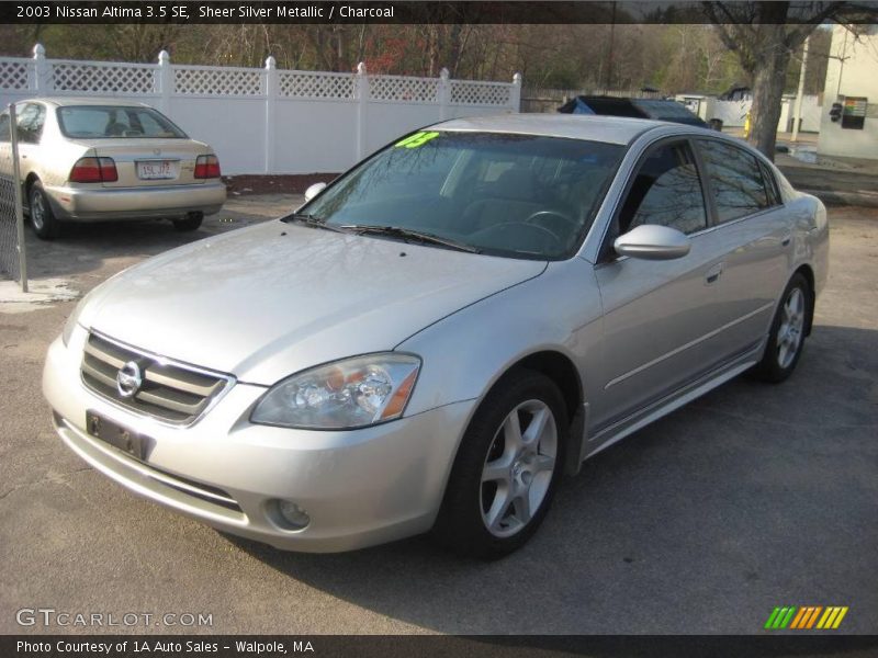 Sheer Silver Metallic / Charcoal 2003 Nissan Altima 3.5 SE