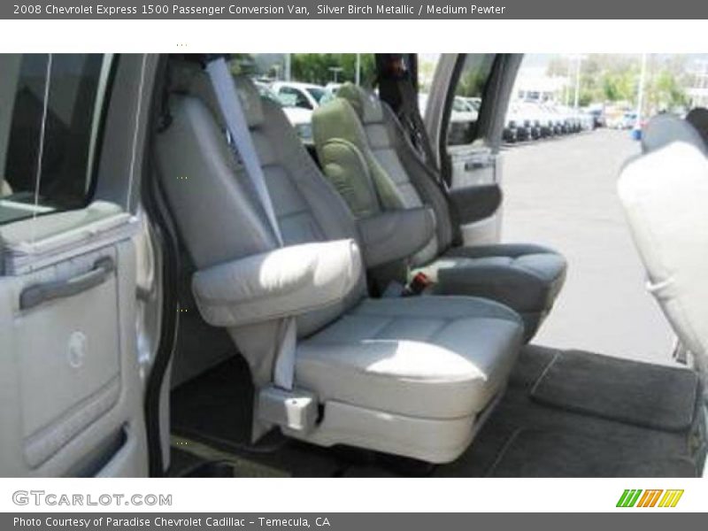 Silver Birch Metallic / Medium Pewter 2008 Chevrolet Express 1500 Passenger Conversion Van