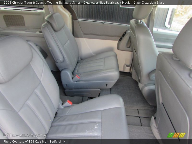 Clearwater Blue Pearlcoat / Medium Slate Gray/Light Shale 2008 Chrysler Town & Country Touring Signature Series