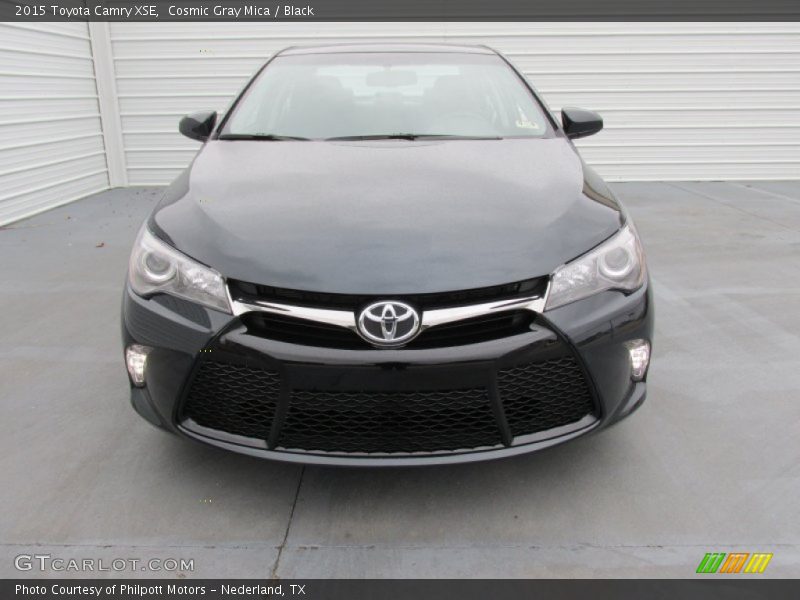 Cosmic Gray Mica / Black 2015 Toyota Camry XSE