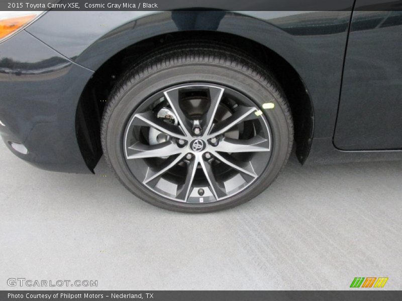 Cosmic Gray Mica / Black 2015 Toyota Camry XSE