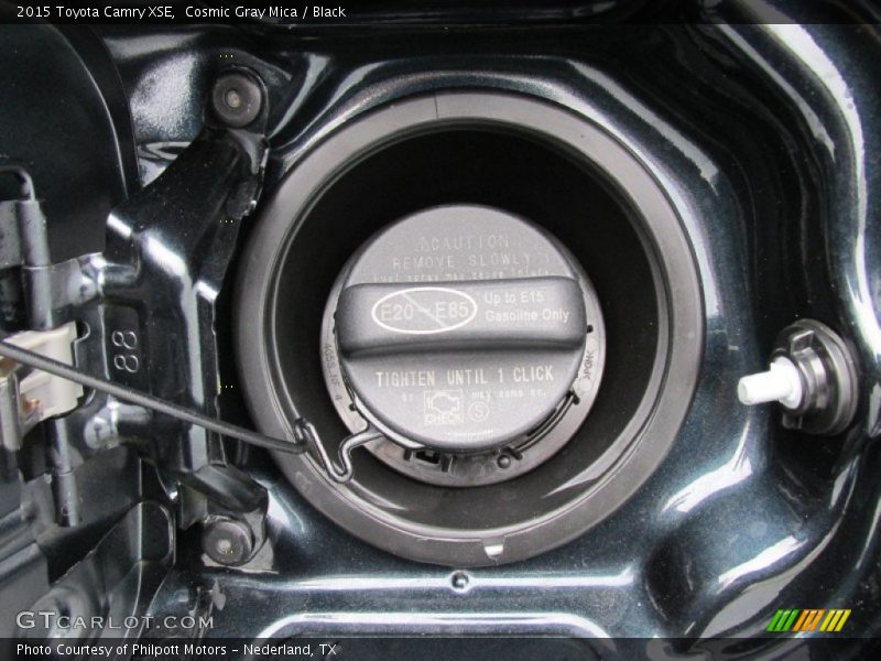 Cosmic Gray Mica / Black 2015 Toyota Camry XSE
