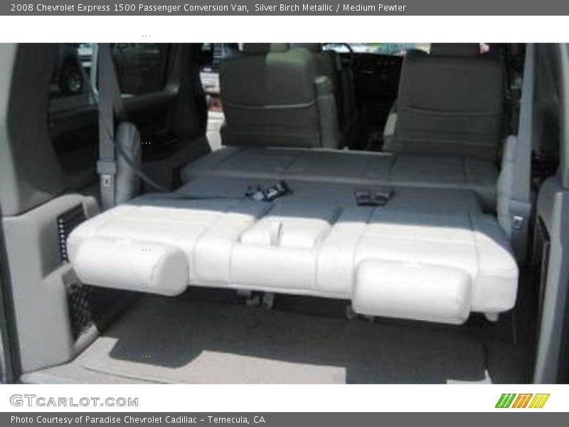 Silver Birch Metallic / Medium Pewter 2008 Chevrolet Express 1500 Passenger Conversion Van