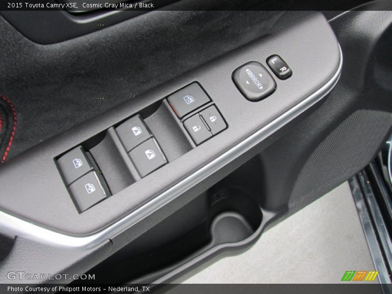 Cosmic Gray Mica / Black 2015 Toyota Camry XSE