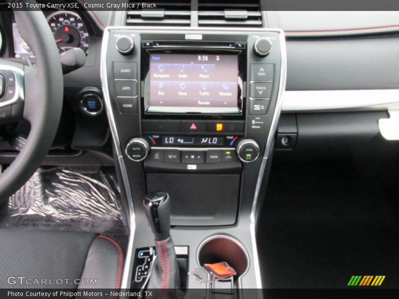 Cosmic Gray Mica / Black 2015 Toyota Camry XSE