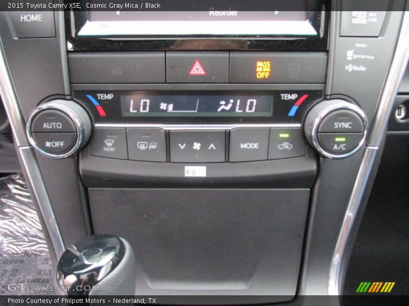 Cosmic Gray Mica / Black 2015 Toyota Camry XSE
