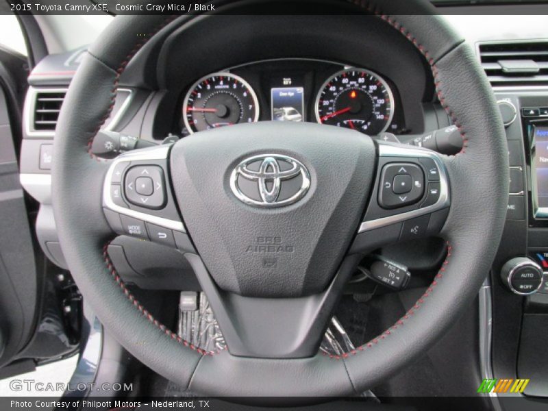 Cosmic Gray Mica / Black 2015 Toyota Camry XSE