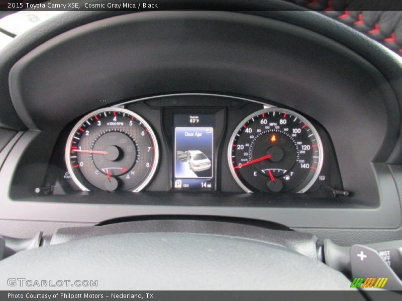 Cosmic Gray Mica / Black 2015 Toyota Camry XSE