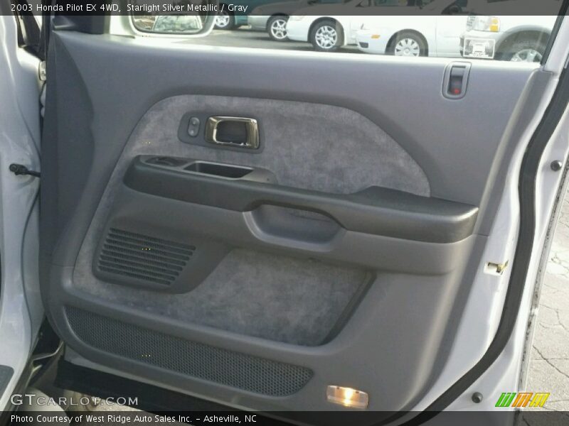 Starlight Silver Metallic / Gray 2003 Honda Pilot EX 4WD