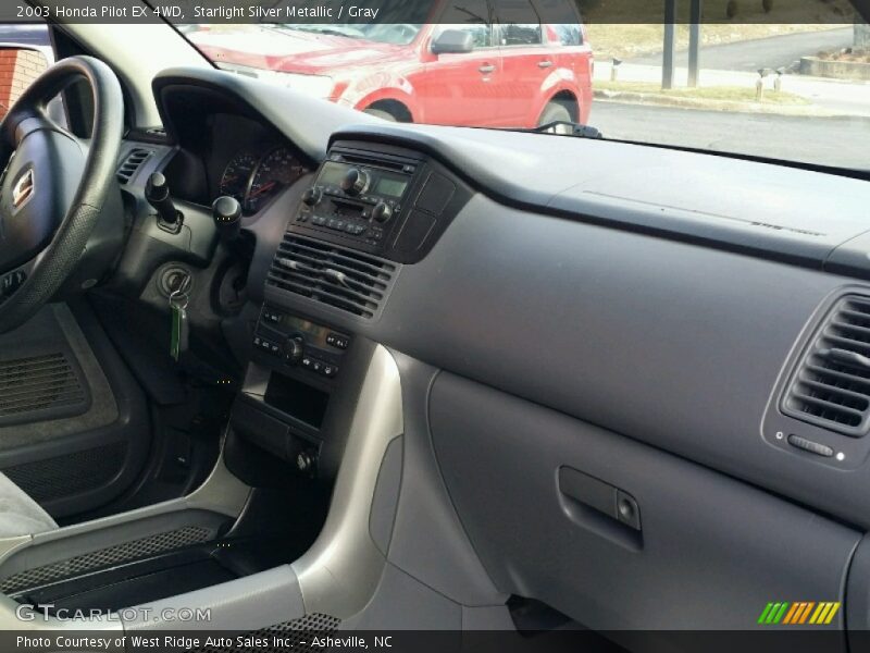 Starlight Silver Metallic / Gray 2003 Honda Pilot EX 4WD