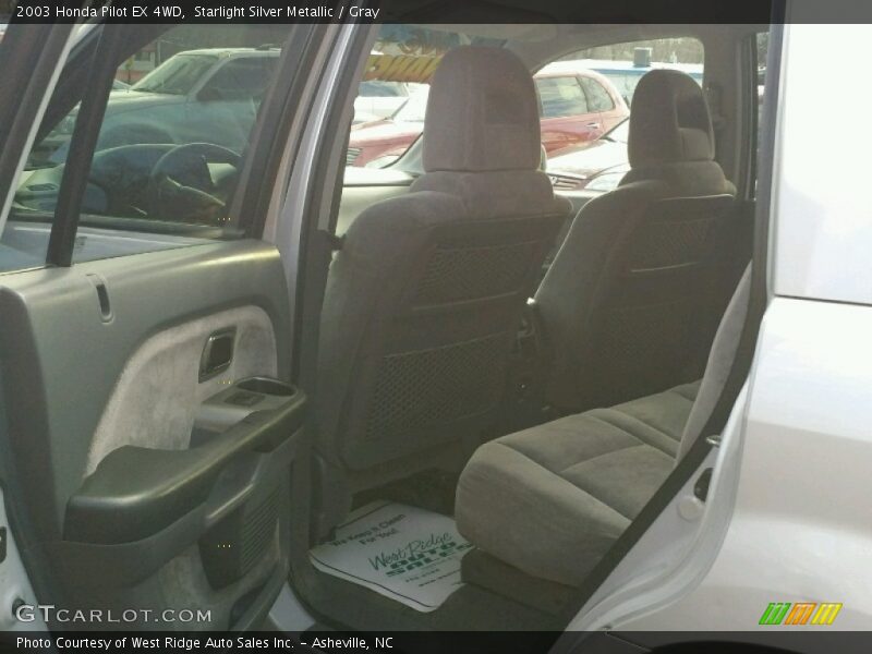 Starlight Silver Metallic / Gray 2003 Honda Pilot EX 4WD