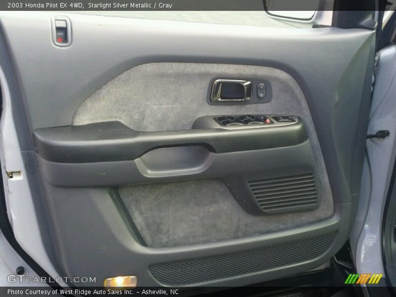 Starlight Silver Metallic / Gray 2003 Honda Pilot EX 4WD