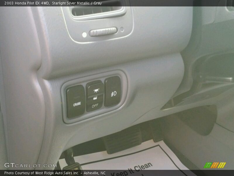 Starlight Silver Metallic / Gray 2003 Honda Pilot EX 4WD