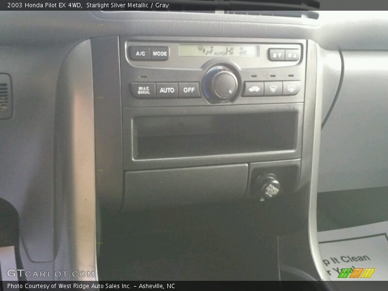 Starlight Silver Metallic / Gray 2003 Honda Pilot EX 4WD