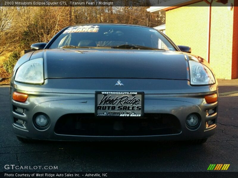 Titanium Pearl / Midnight 2003 Mitsubishi Eclipse Spyder GTS