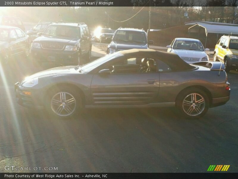 Titanium Pearl / Midnight 2003 Mitsubishi Eclipse Spyder GTS