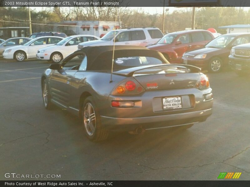 Titanium Pearl / Midnight 2003 Mitsubishi Eclipse Spyder GTS